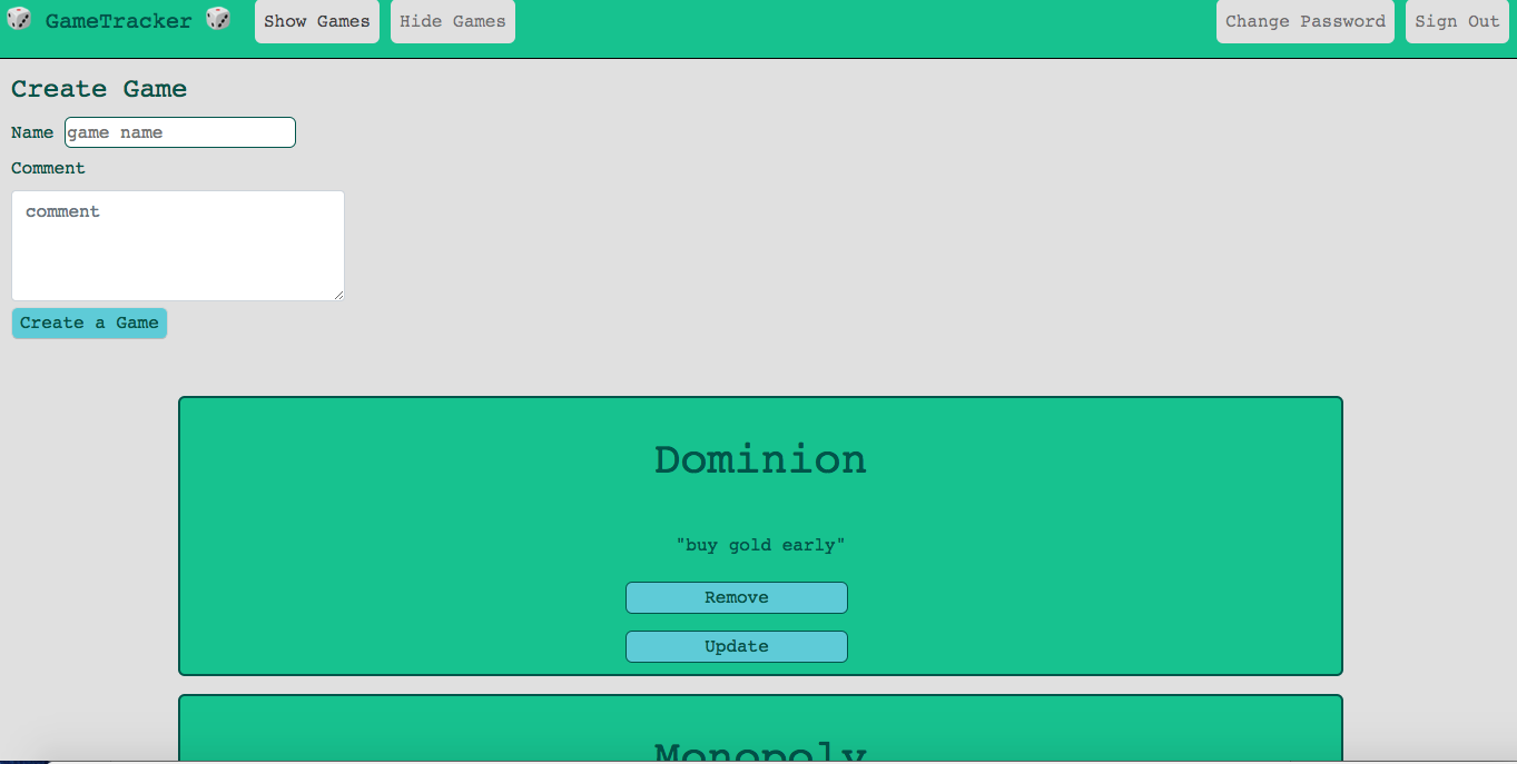 Gametracker screenshot
